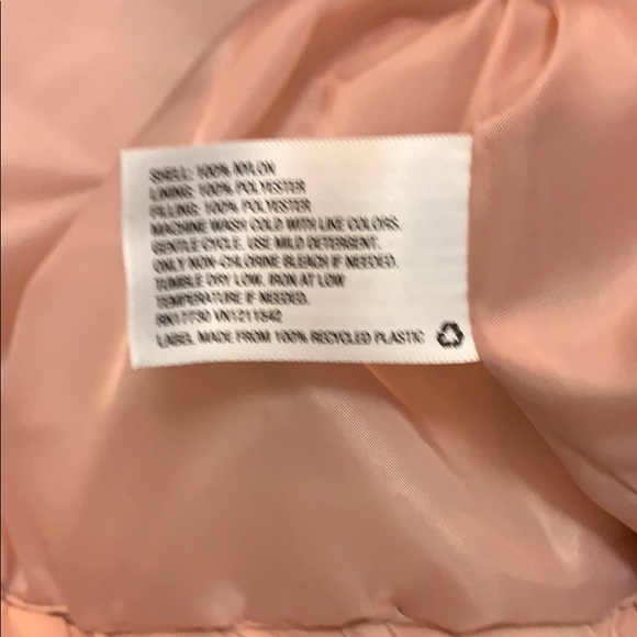 FIRM PRICE! New! Blush Pink Puffer Coat MED - Picture 4 of 5